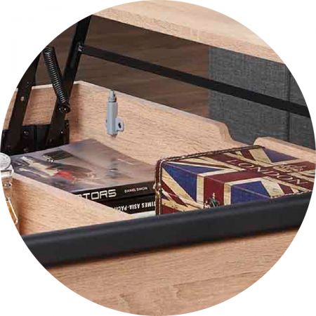 Biztonságos és erőfeszítés nélküli emelés, erős alátámasztással.